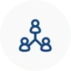 Network collaborativo icona